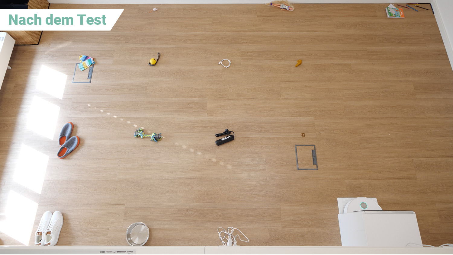 Dreame Aqua10 Ultra Roller - Test Obstacle Avoidance Ergebnis