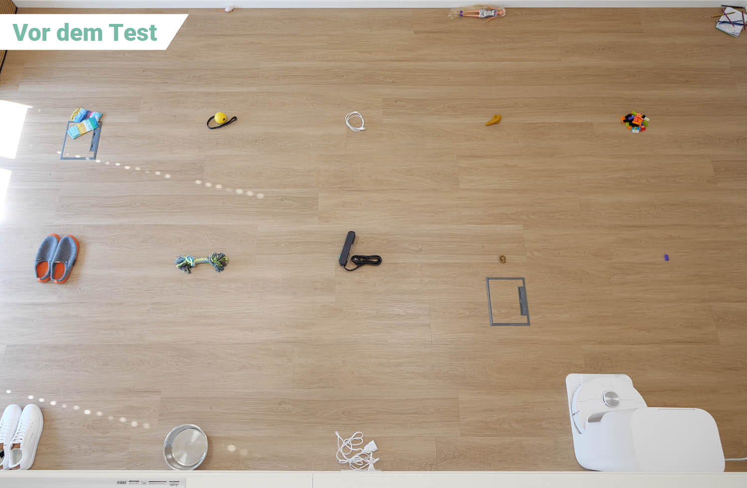 Dreame L40 Ultra AE Hinderniss vorher nachher