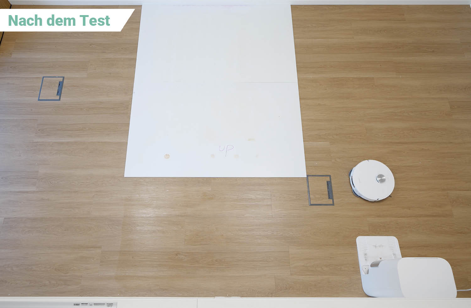 Dreame L40 Ultra AE Wischen nachher