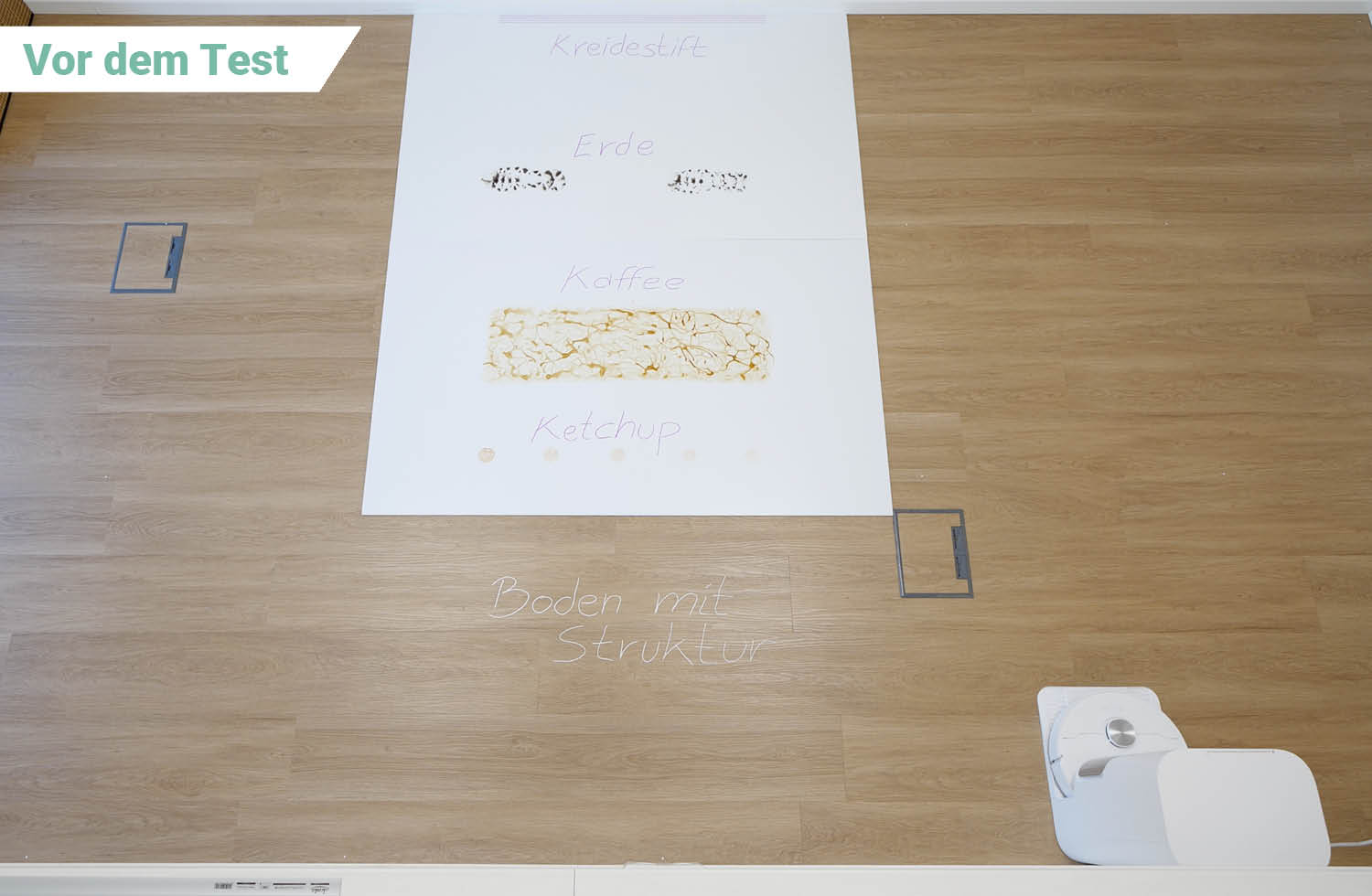 Dreame L40 Ultra AE wischen vorher