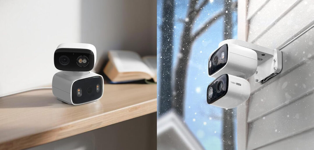 Neue Tapo Überwachungskamera Dual-Objektiv