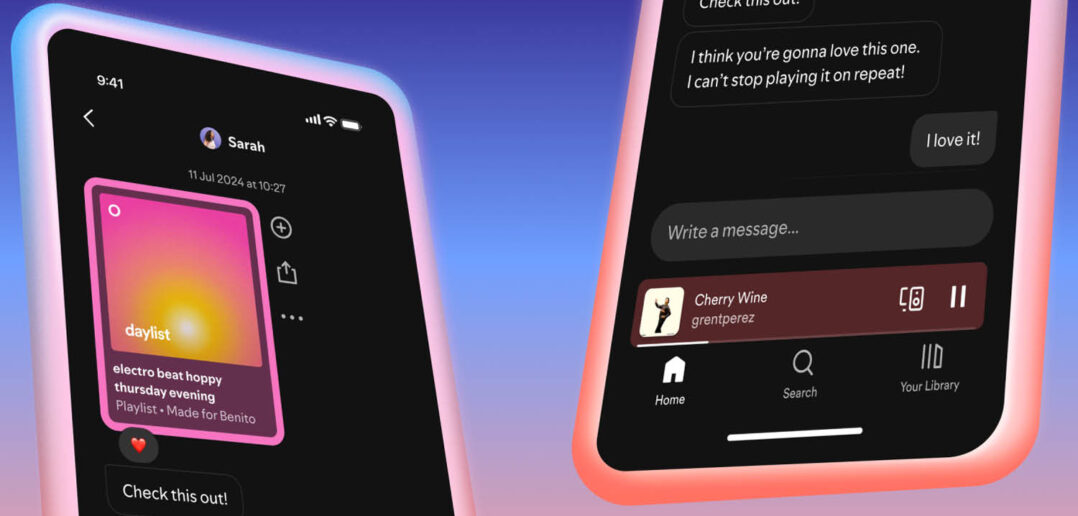 Spotify Direktnachrichten