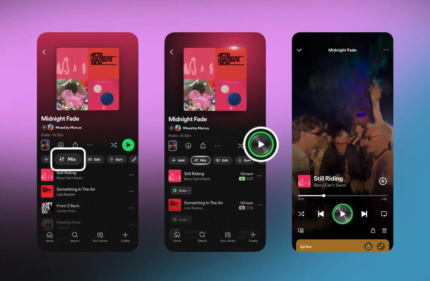 Spotify Mix Funktion