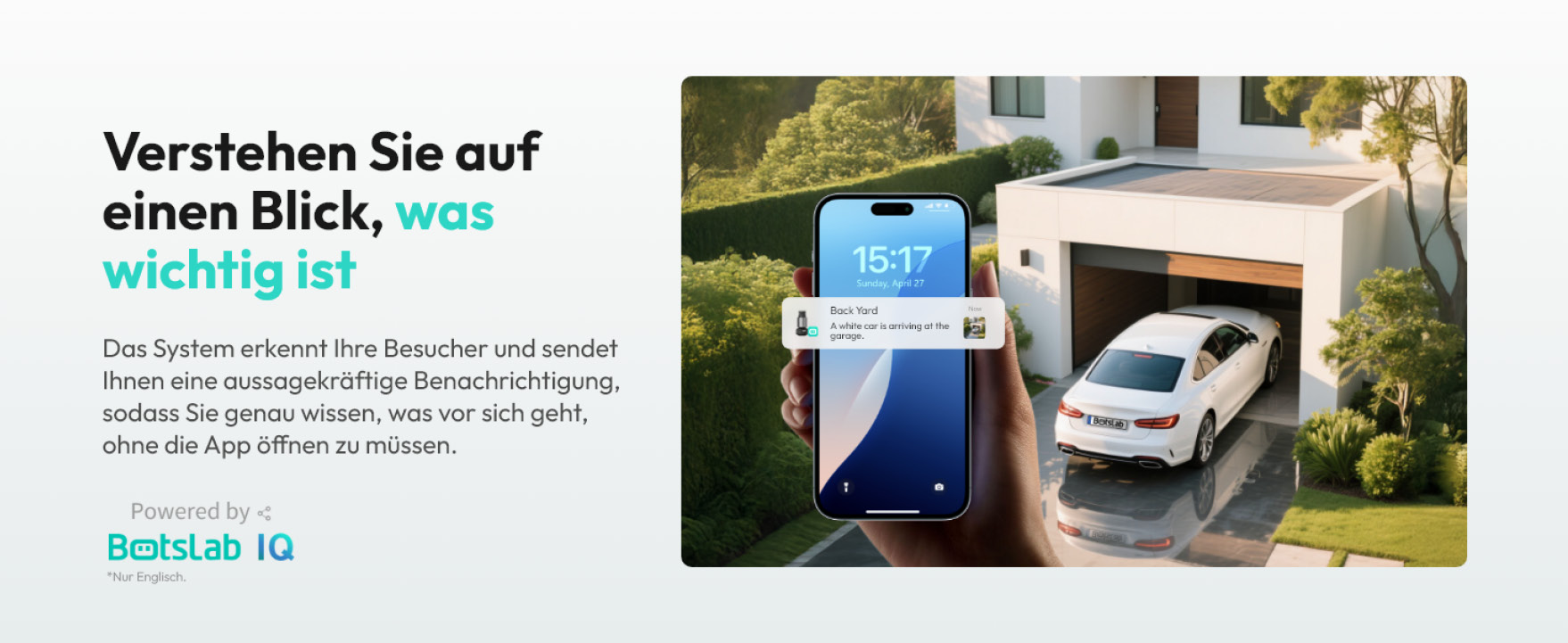 BOTSLAB 4K Überwachungskamera