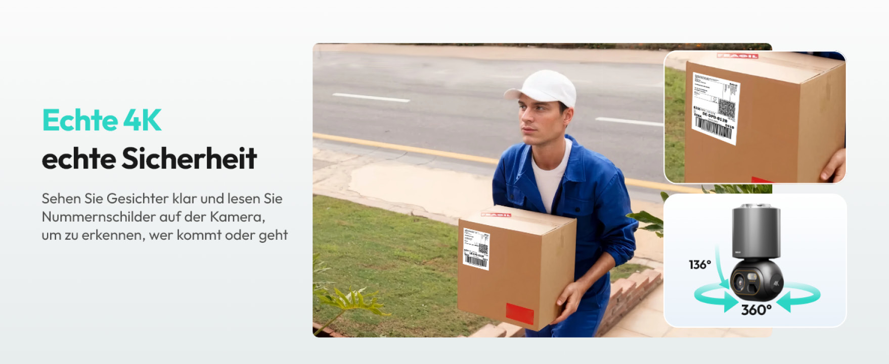 BOTSLAB 4K Überwachungskamera