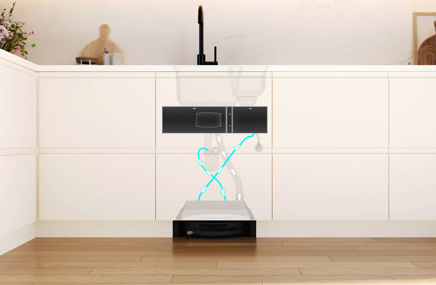 Bosch ECOVACS Einbau-Saugroboter Bild3