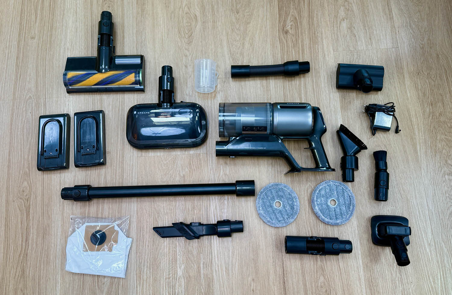 Der Lieferumfang des Dreame Z40 Station