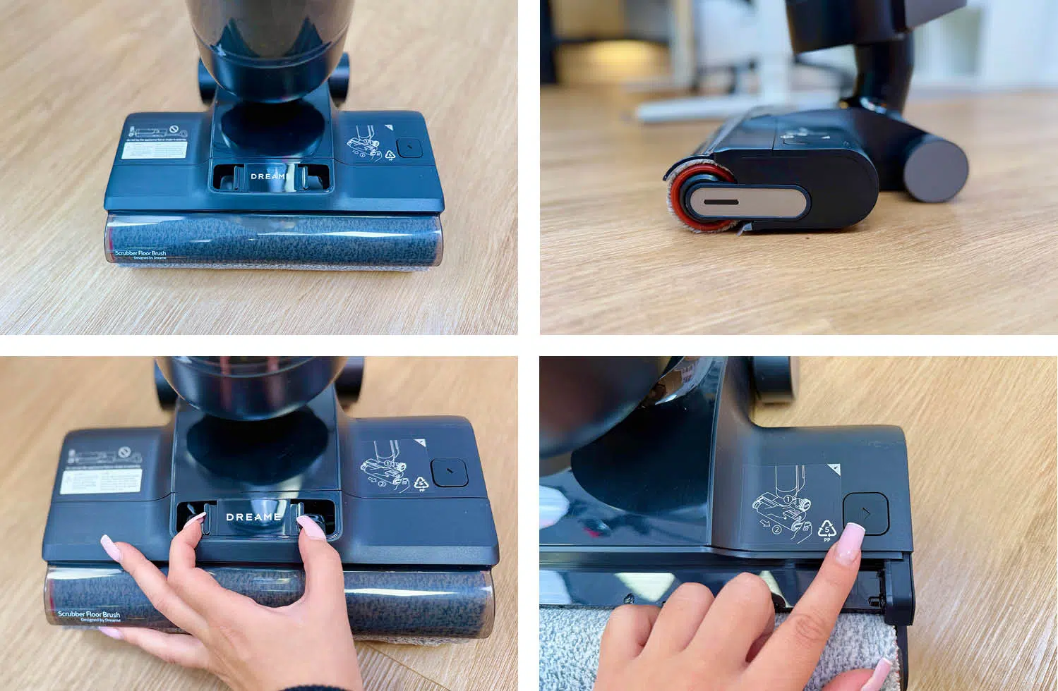 Die Bodendüse des Dreame Wischsaugers