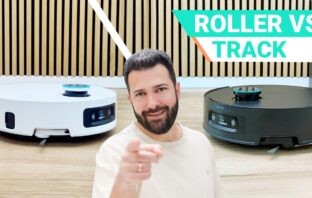 Zwei Saug- und Wischroboter im Vergleich: Dreame Aqua10 Ultra Roller Complete mit starker Saugleistung und Dreame Aqua10 Ultra Track Complete mit hoher Flächeneffizienz und breiter Wischwalze