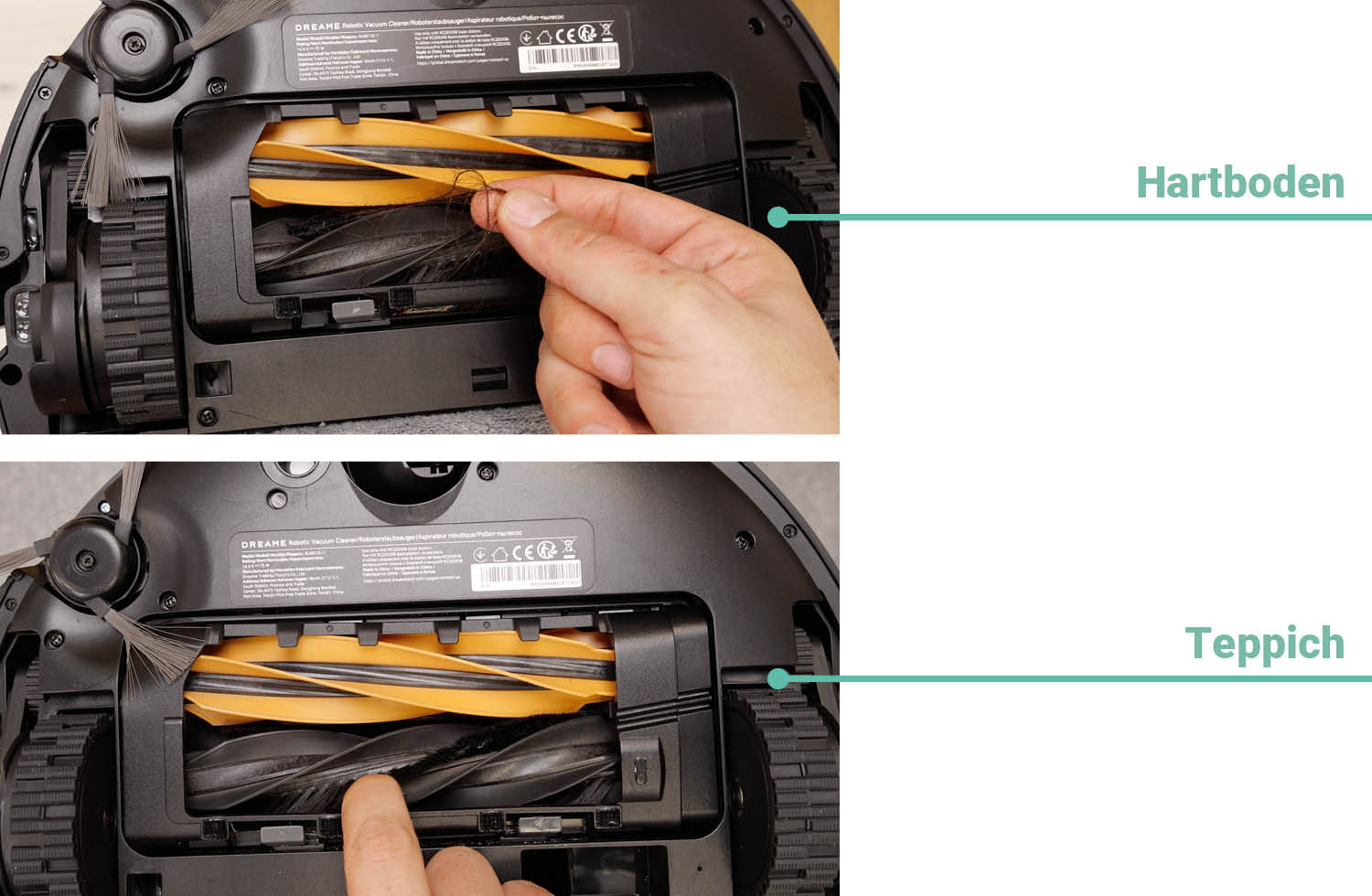 Dreame Aqua10 Ultra Track Complete Saugen Haare Vergleich