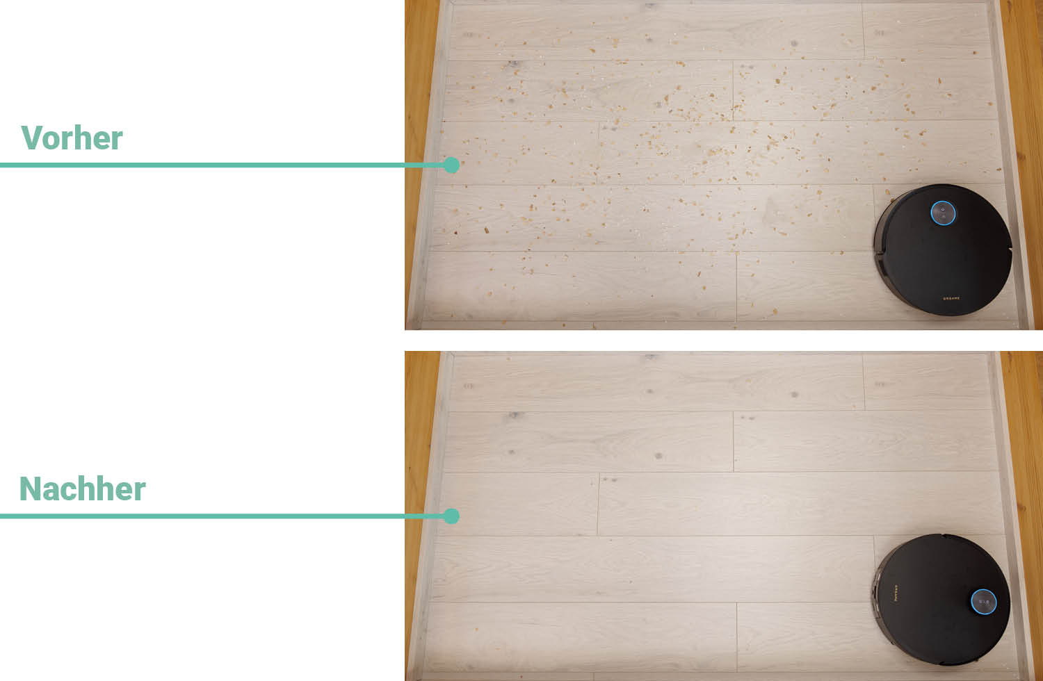 Dreame Aqua10 Ultra Track Complete Saugen Laminat