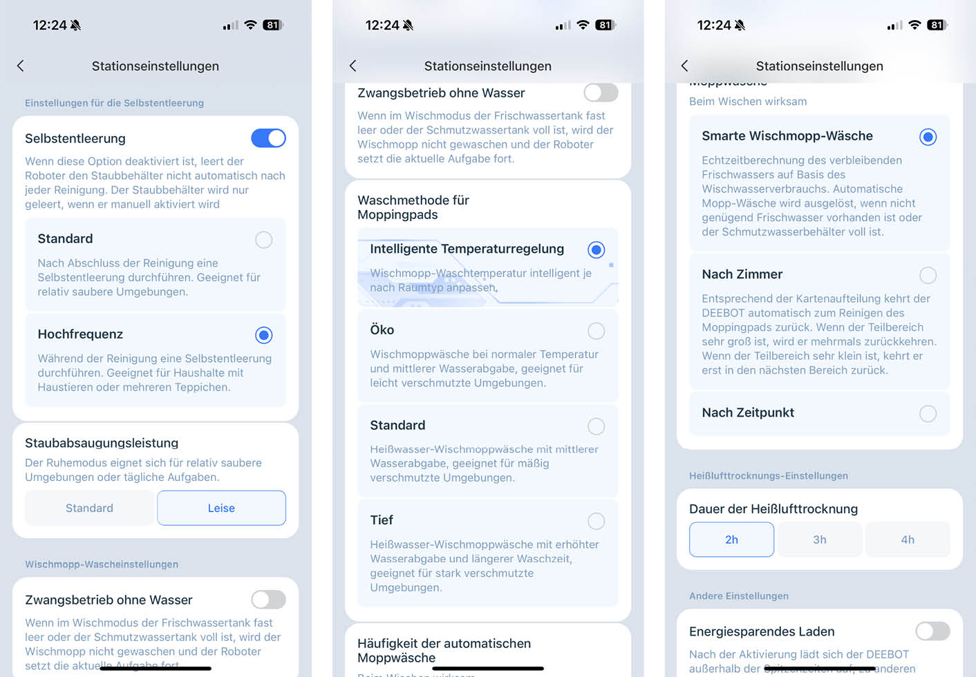 ECOVACS DEEBOT T80 OMNI App Station