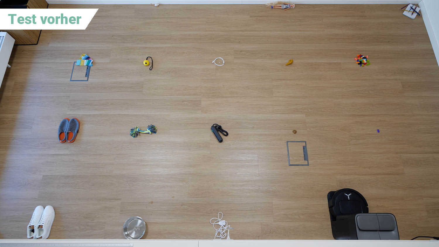 ECOVACS DEEBOT T80 OMNI Hindernisse vorher