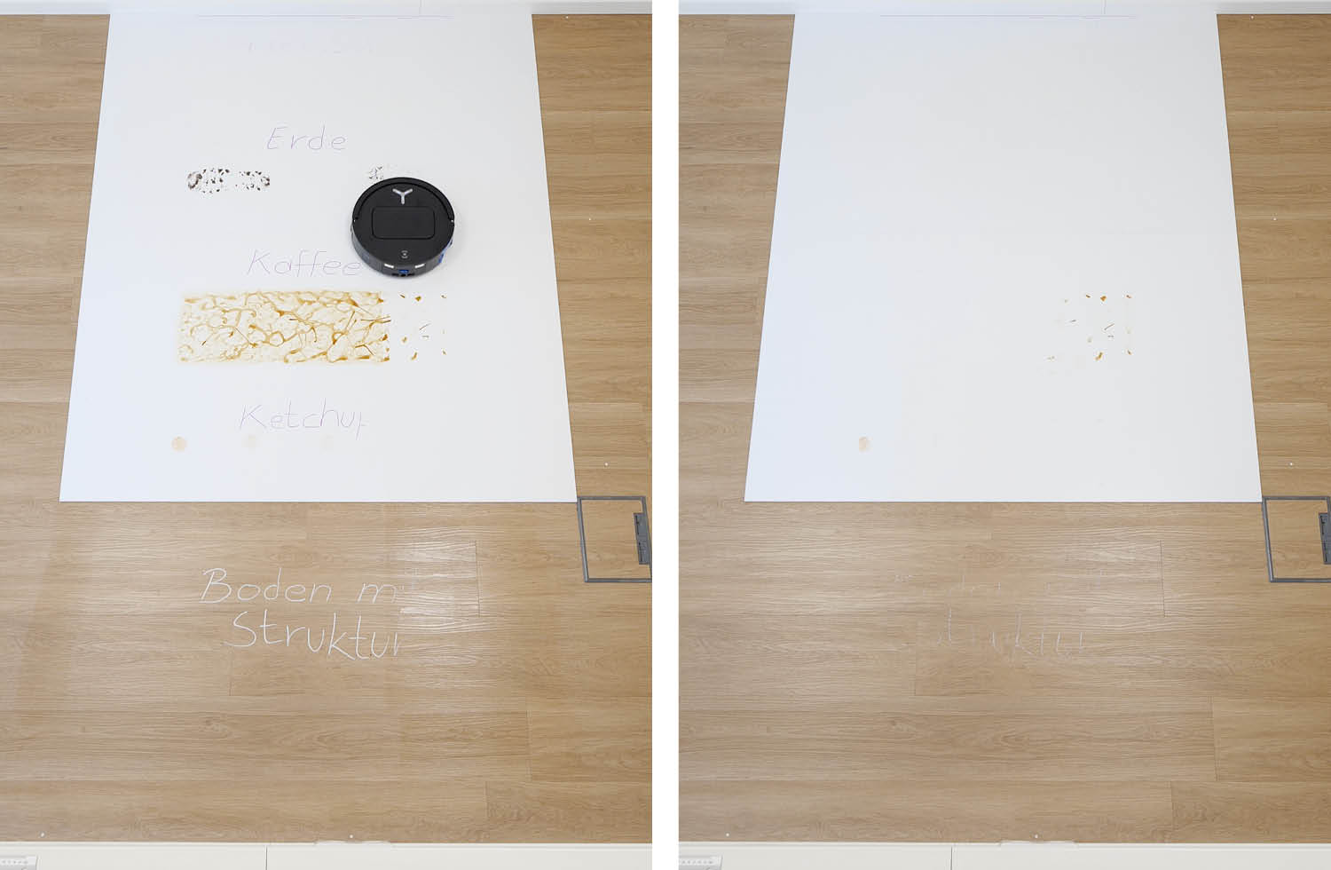 ECOVACS DEEBOT T80 OMNI Wischen nachher