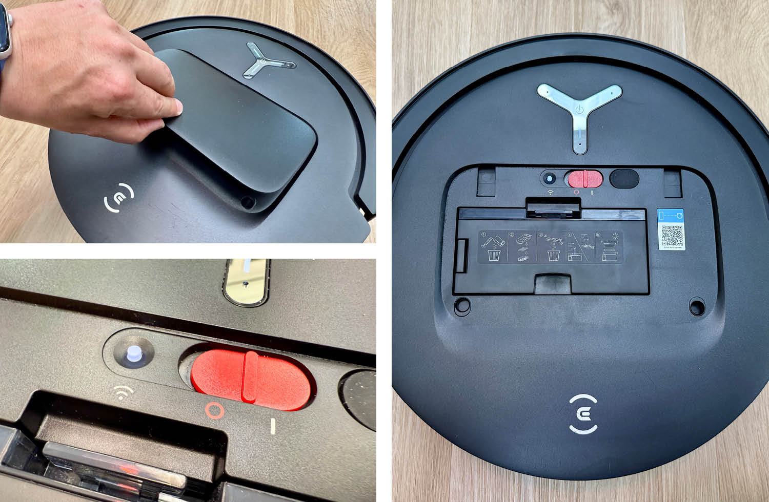 ECOVACS DEEBOT T80 OMNI unter dem Deckel