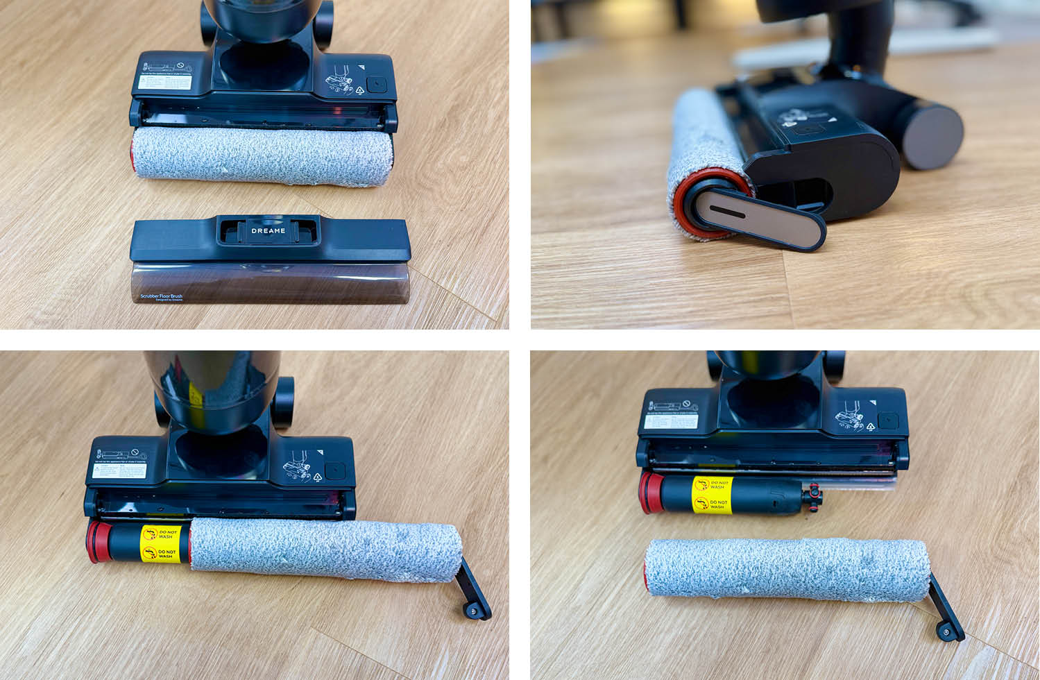 Entnehmen der Wischrolle beim Dreame h12 Pro Ultra