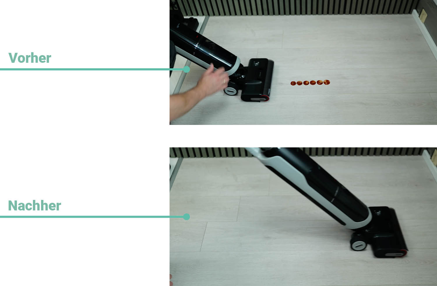 Reinigungergebnis Ketchup