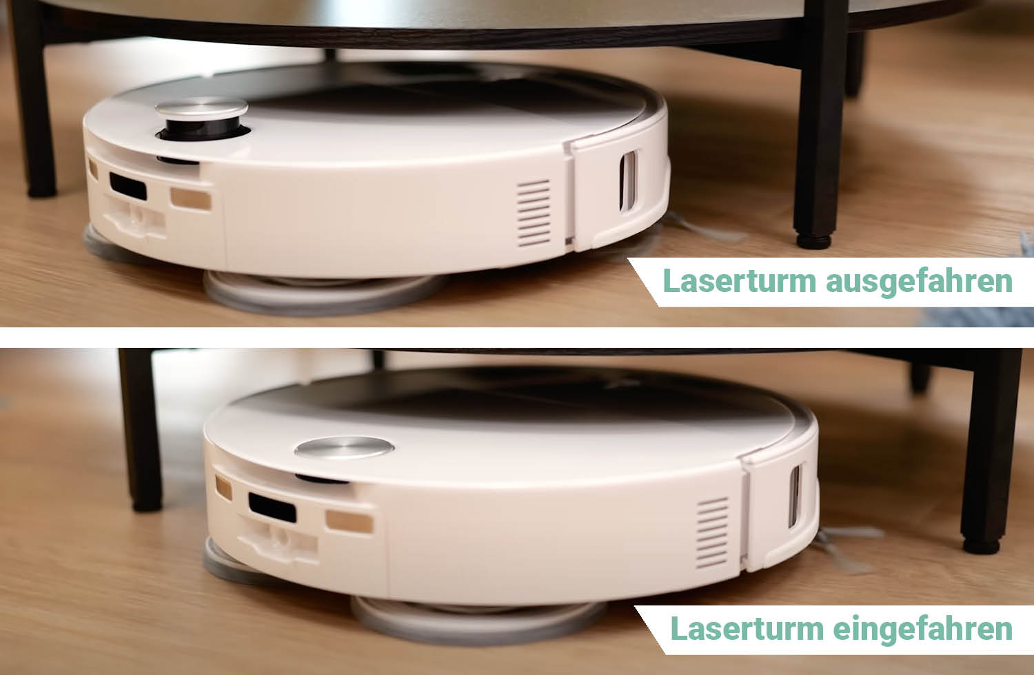 Roborock Qrevo CurvX Navigation Laserturm