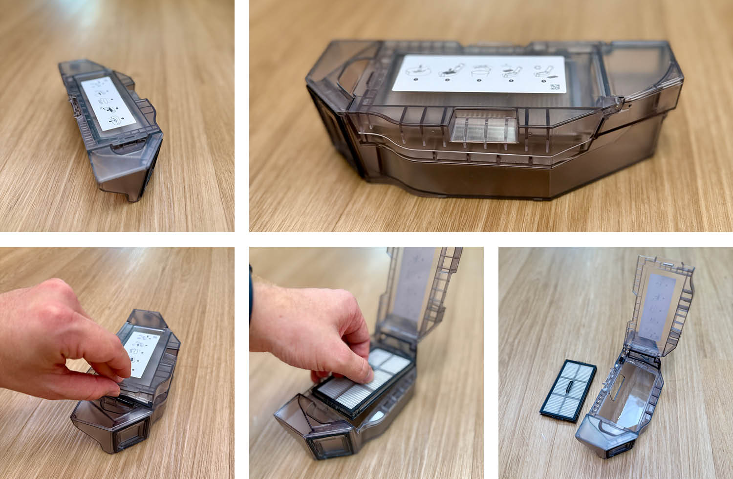 Roborock Qrevo CurvX Staubbehälter