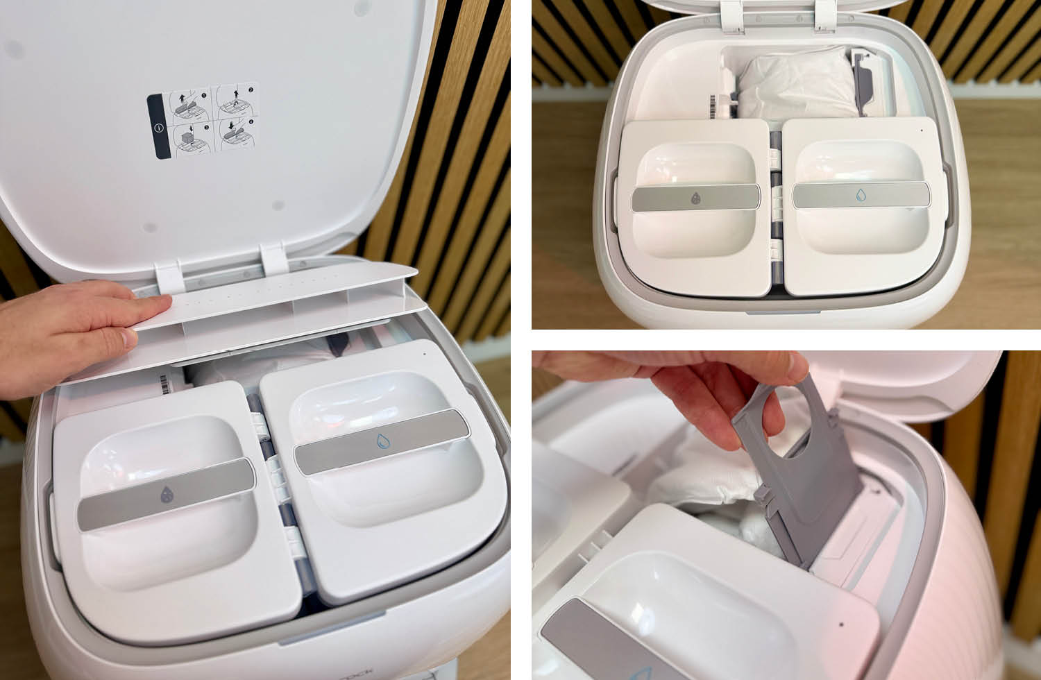 Roborock Qrevo CurvX Staubbeutel Station