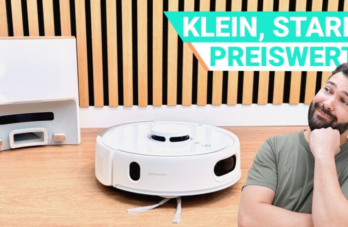 SwitchBot K11+ Saugroboter mit kompakter Bauform, 6.000 Pa Saugleistung und Absaugstation im Test.