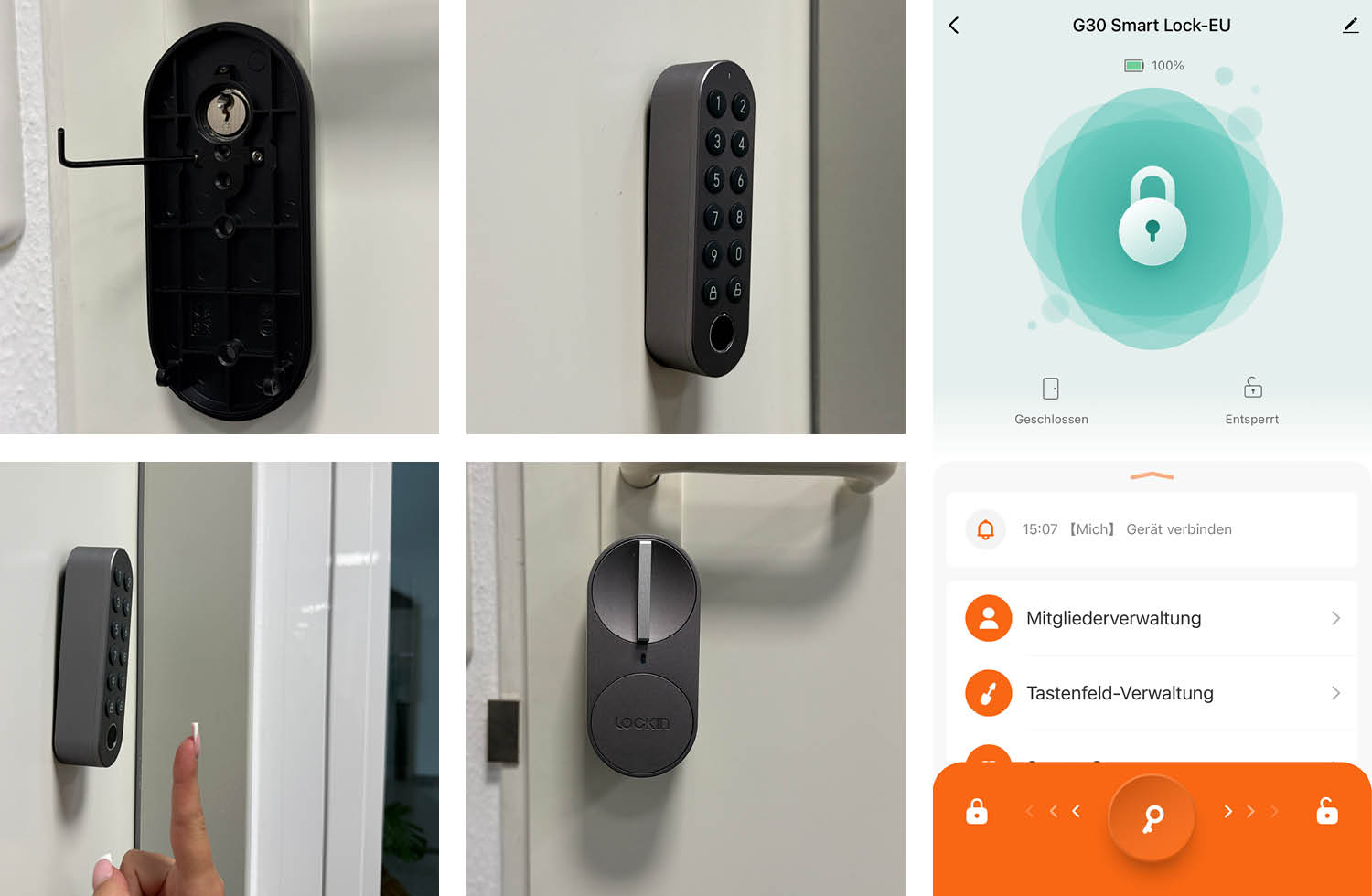 Testbericht Lockin G30 mit Keypad