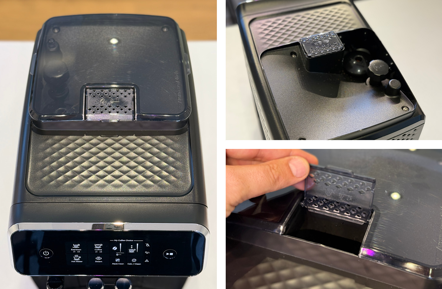 Auf der Oberseite gibt es verschiedene Dinge zu Entdecken