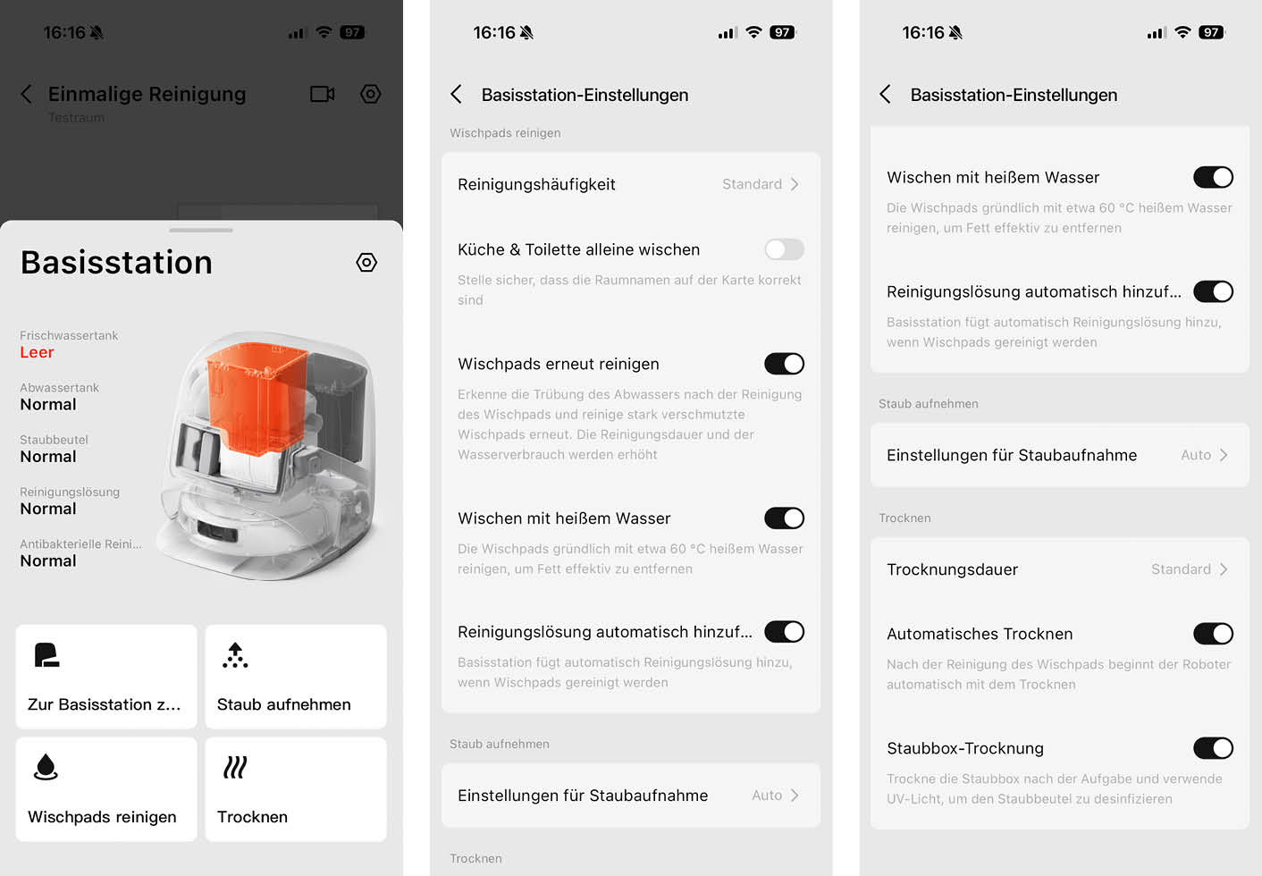 DJI ROMO P App Basisstation