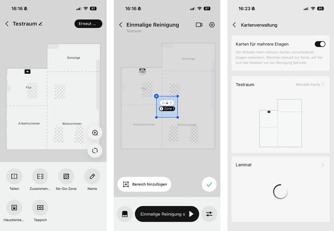 DJI ROMO P App Karten