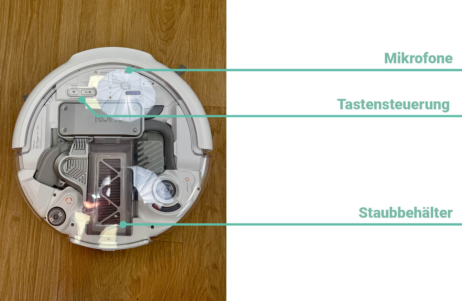 DJI ROMO P Desing Oberseite