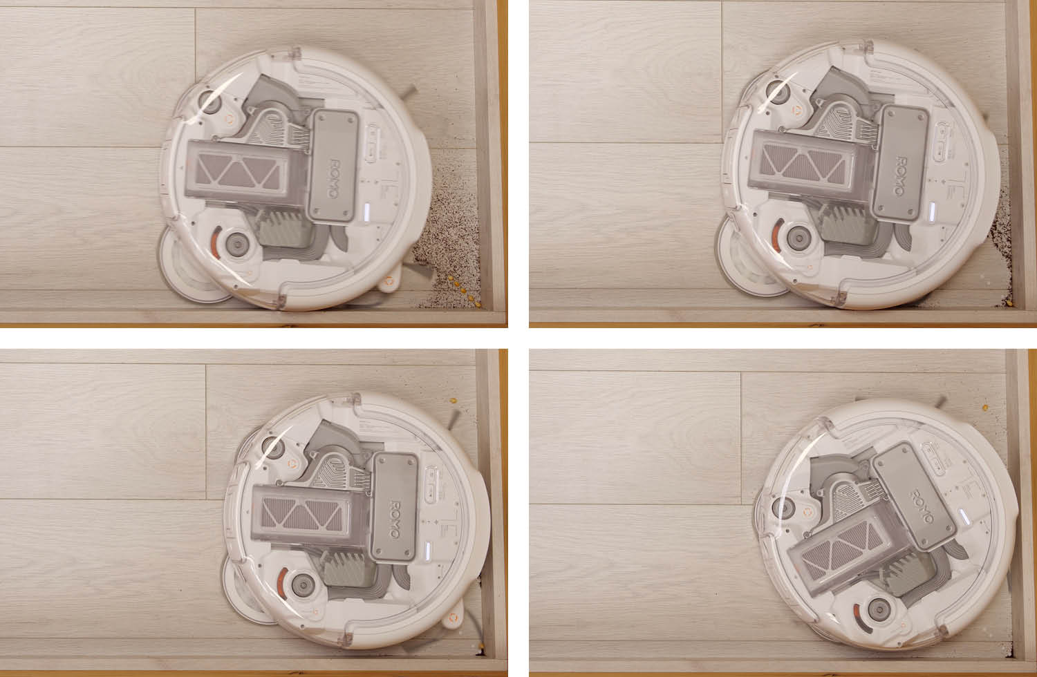 DJI ROMO P Saugen Eckenreinigung