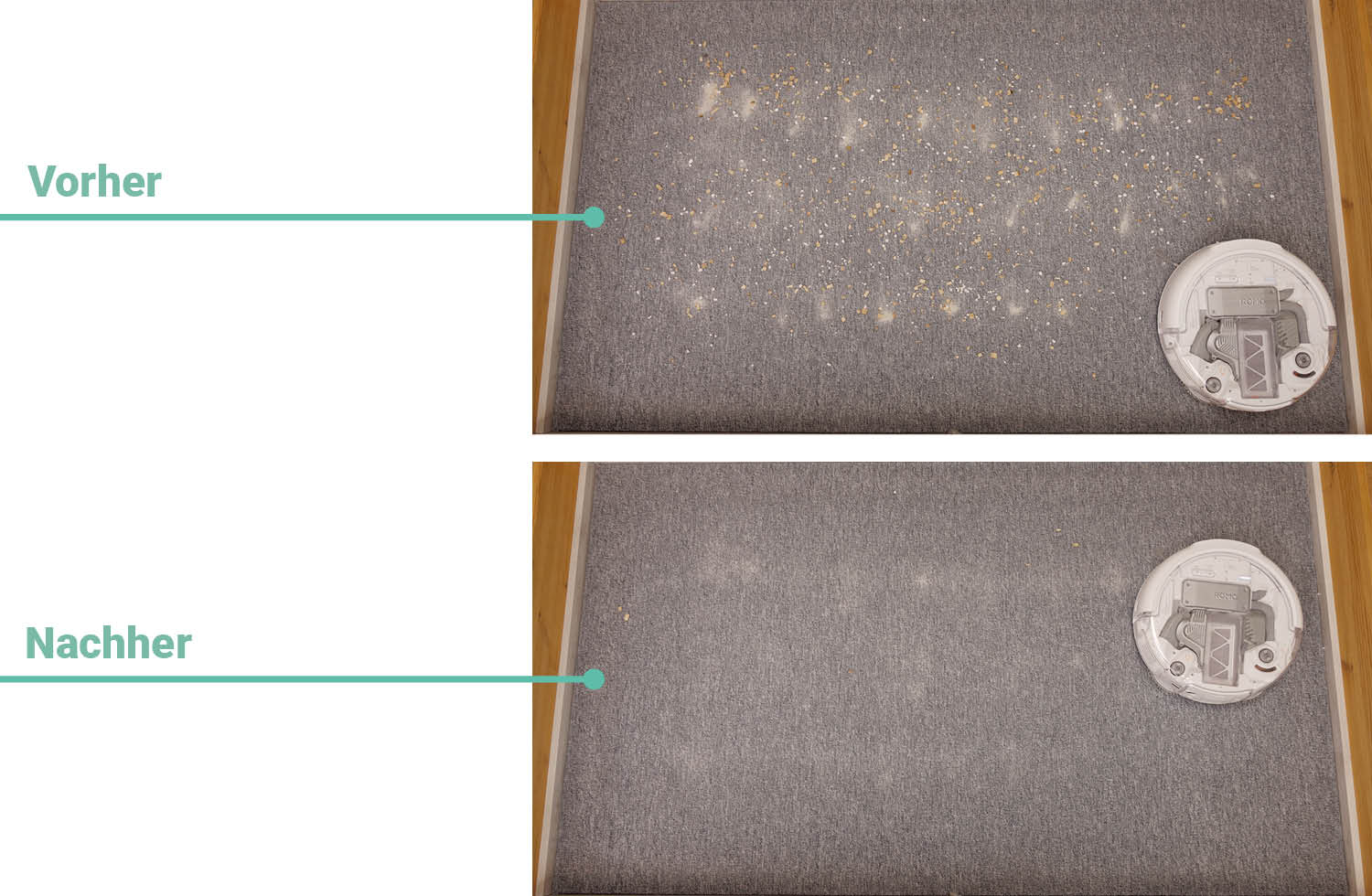 DJI ROMO P Saugen Teppich Borstenbürste