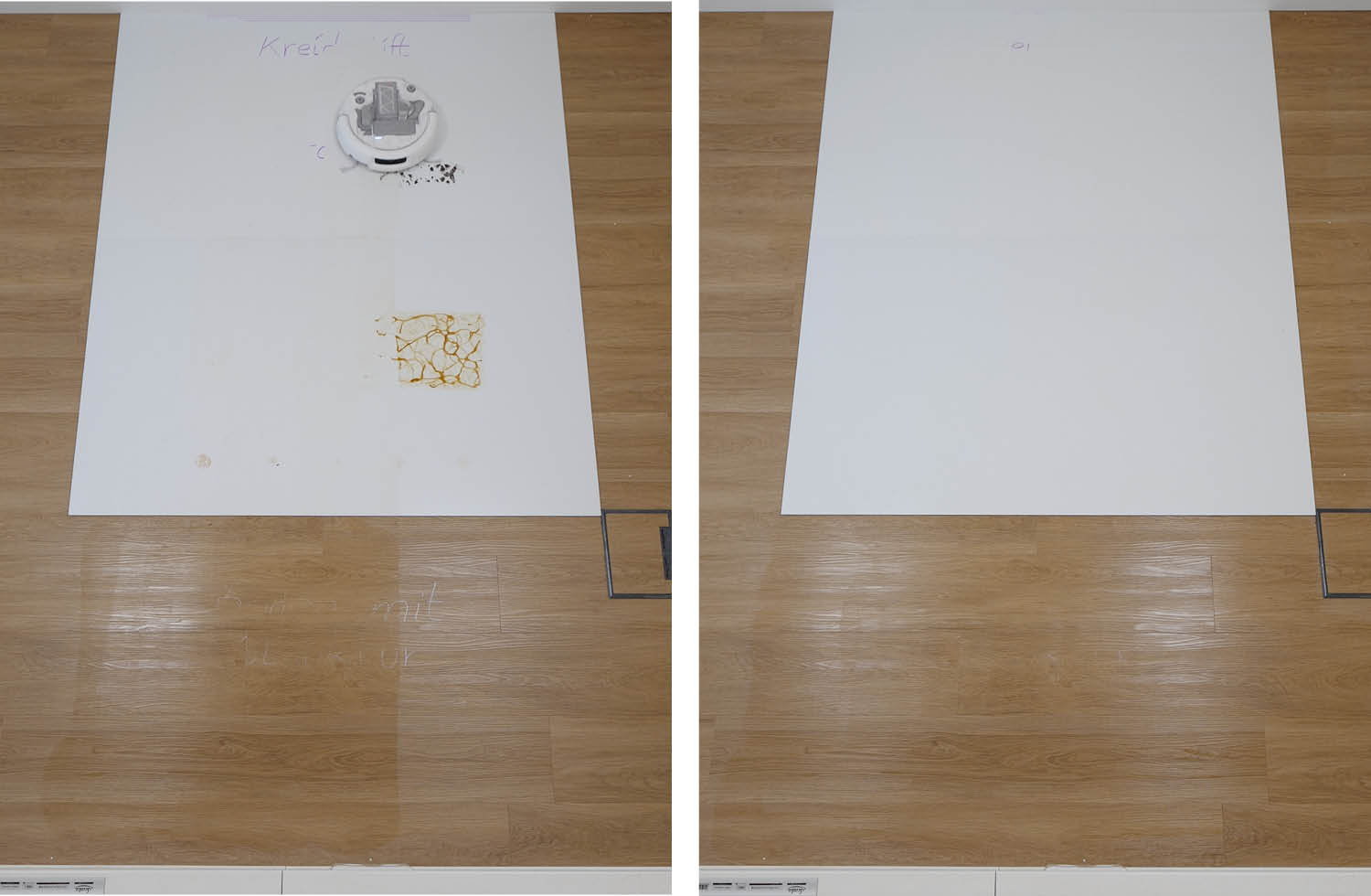 DJI ROMO P Wischen Schmutz entfernen