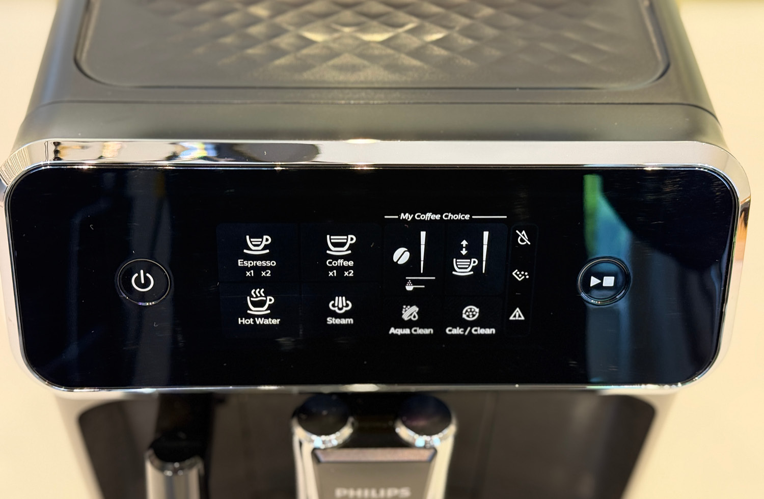 Das Bedienelement ist quasi selbst zu verstehen