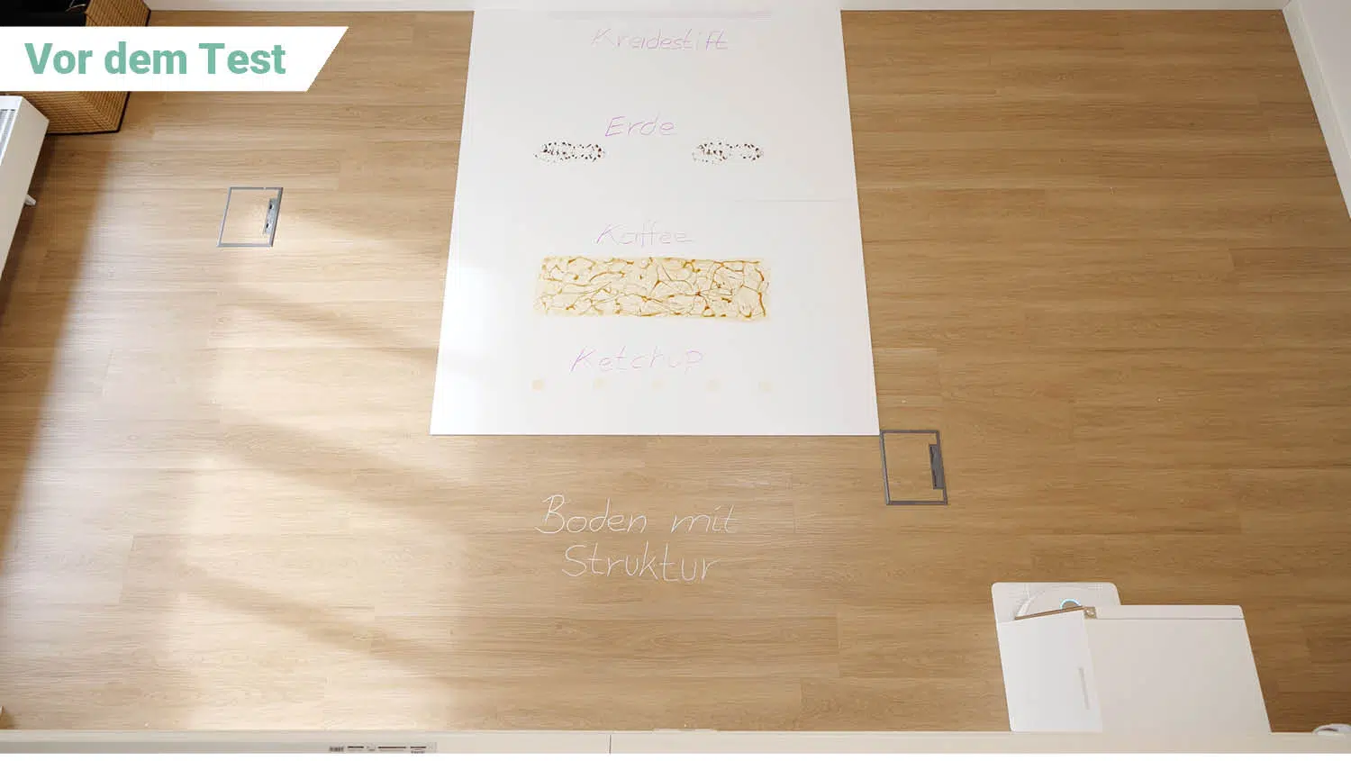 Dreame Matrix10 Ultra Wischen vorher