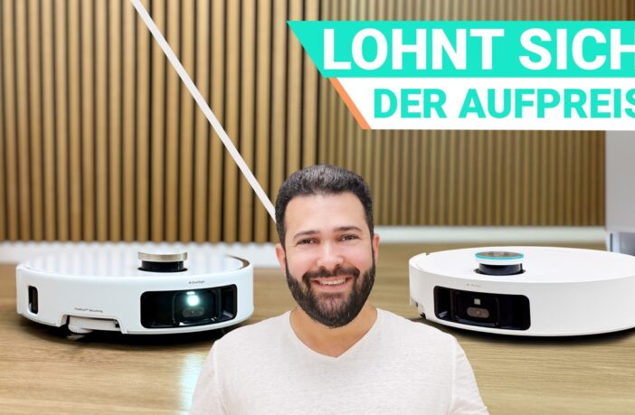 Vergleich der Saugroboter Dreame Matrix10 Ultra und Mova V50 Ultra Complete mit Fokus auf Ausstattung, Preisunterschied