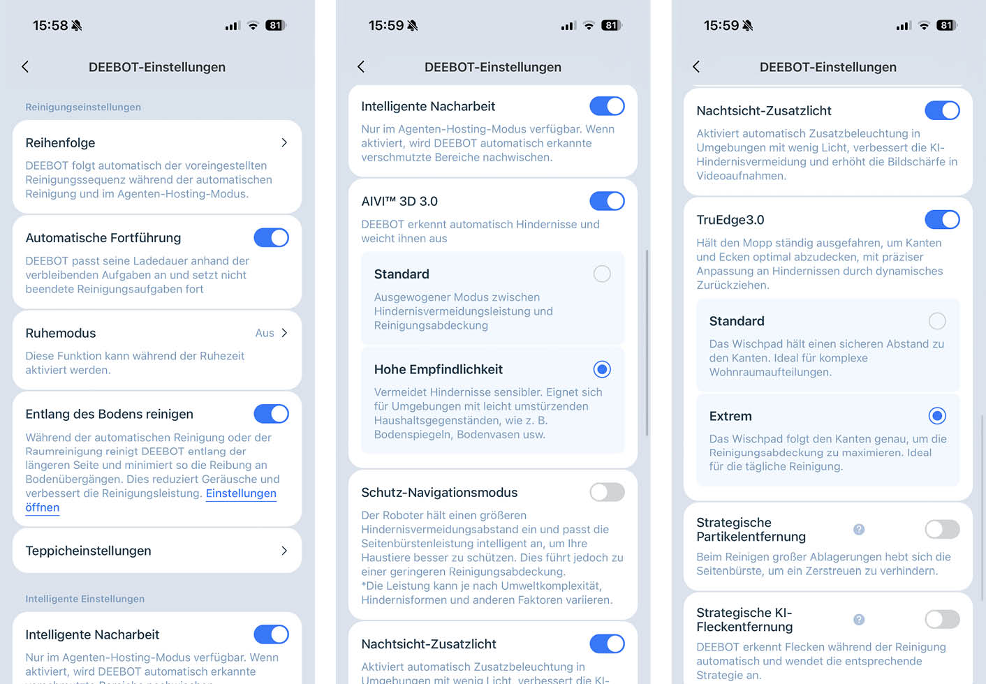 ECOVACS DEEBOT X11 OmniCyclone App Roboter