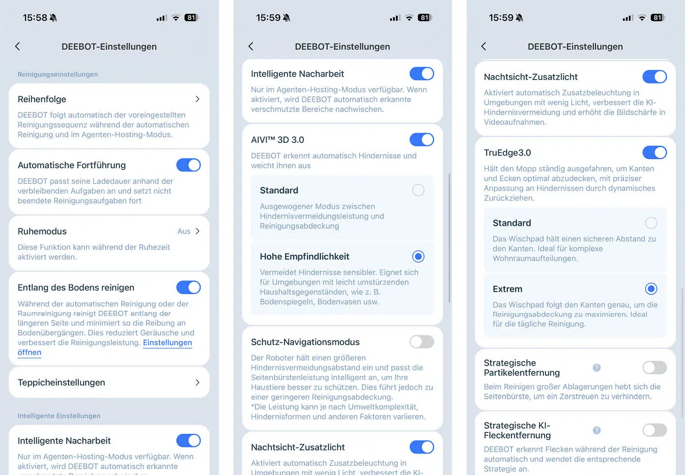 ECOVACS DEEBOT X11 OmniCyclone App Roboter