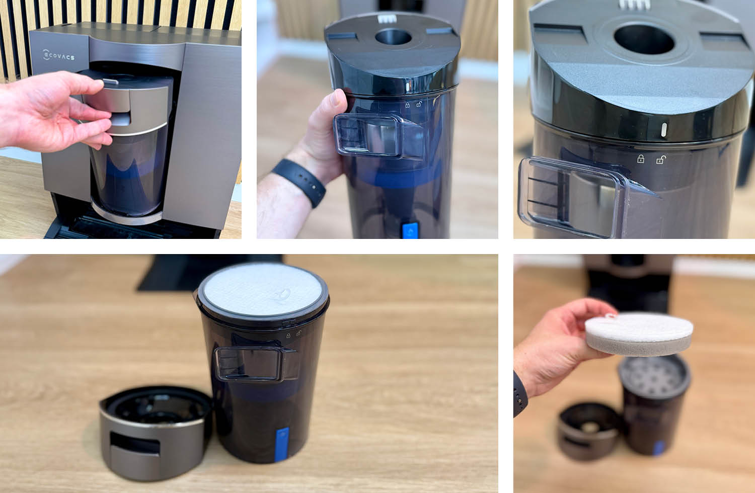 ECOVACS DEEBOT X11 OmniCyclone Reinigungsstation Staubbehälter Filter