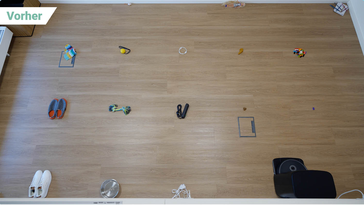 MOVA P50s Ultra Hinderniss vorher