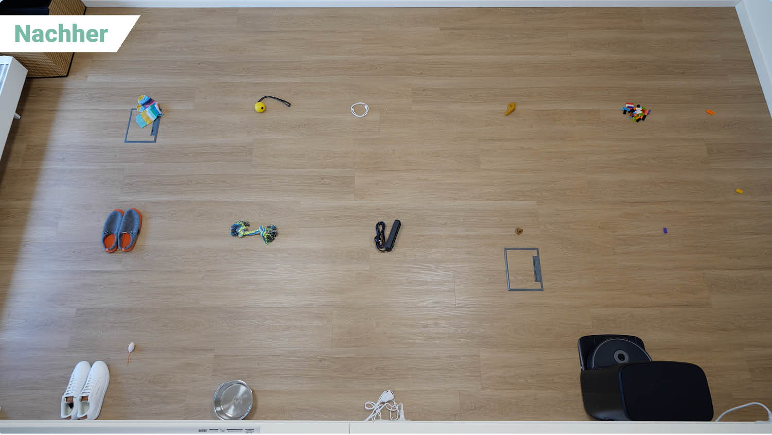 MOVA P50s Ultra Hindernisse nachher