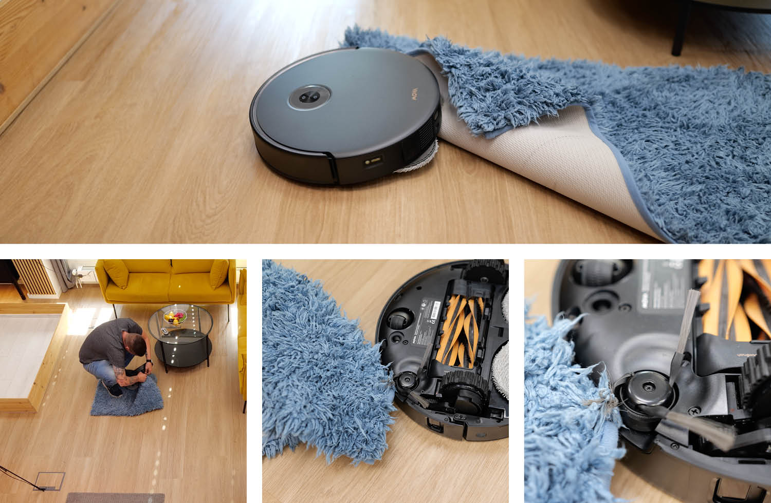 MOVA P50s Ultra Navigation Teppich blau