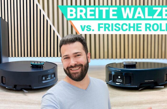 Vergleich Dreame Aqua10 Track und Mova Z60 – zwei Saug-Wischroboter mit Wischwalze