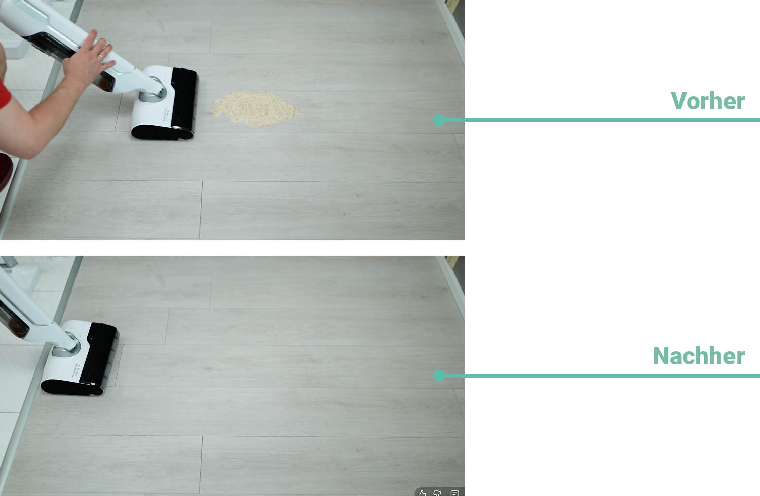 Reinigungsergbenis hafer