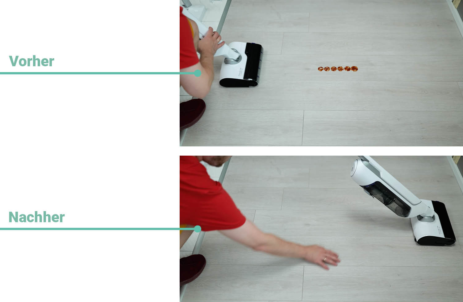 Reiniungsergebnis Ketchup