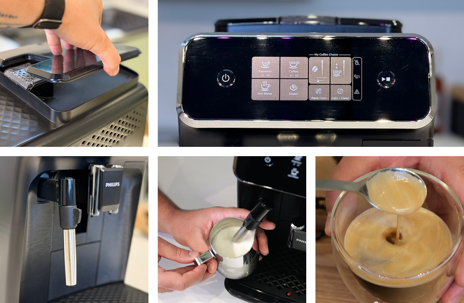 Wir schauen uns den Philips Series 2200 Kaffeevollautomaten genauer an