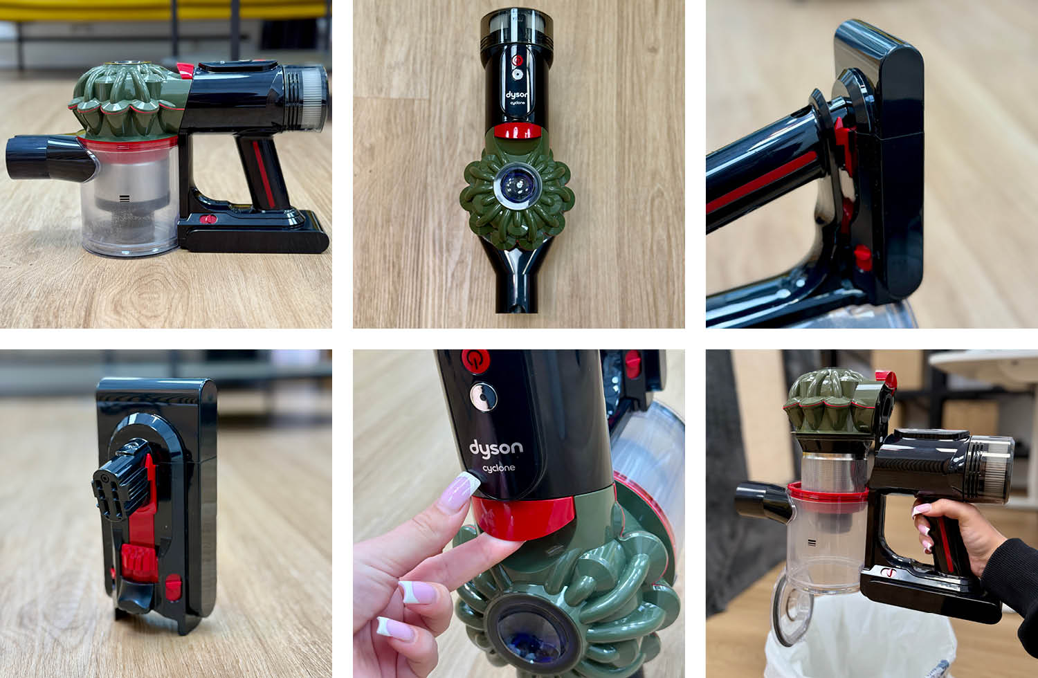 Die Saugeinheit des Dyson V8 Cyclone