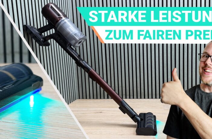 Dreame V30 Akkusauger im Test – starker Handstaubsauger mit hoher Saugkraft, kompaktem Staubbehälter und viel Zubehör für den Alltag.