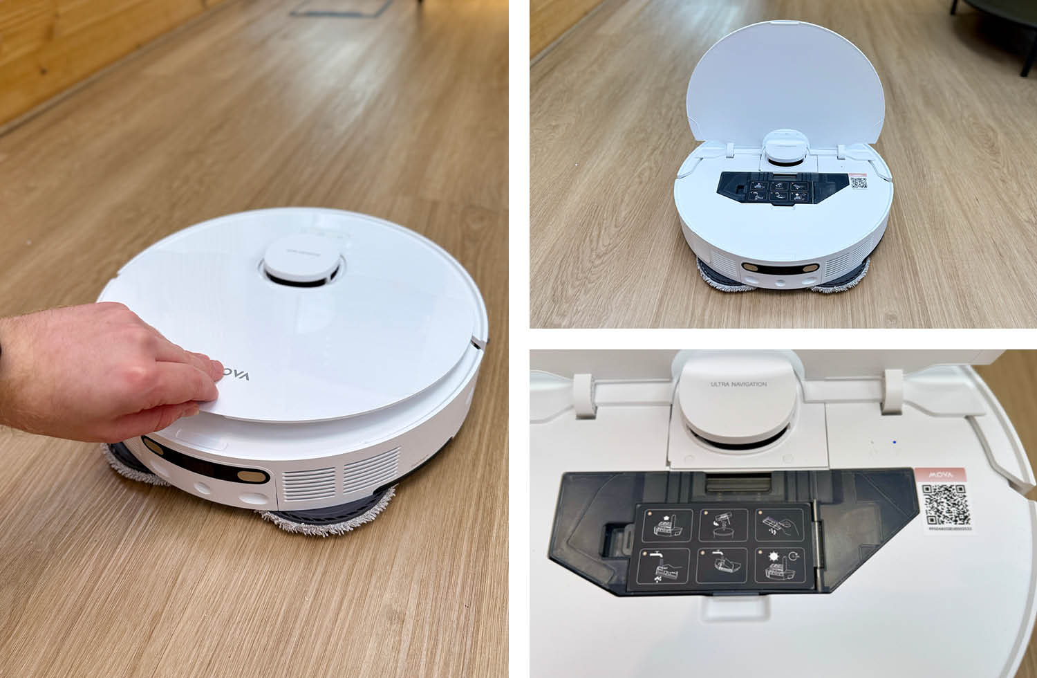 MOVA E40 Ultra Design Oberseite Deckel