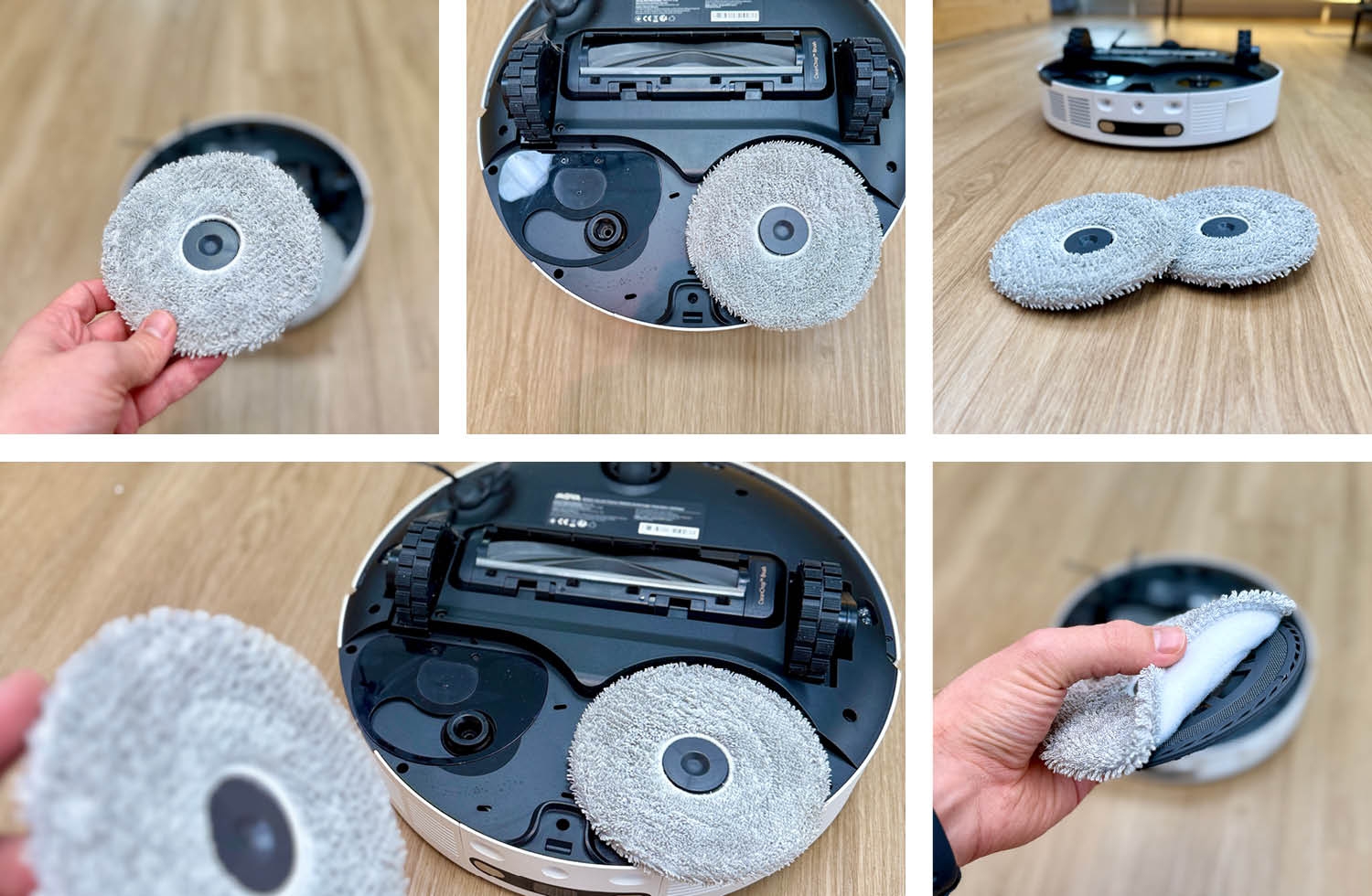 MOVA E40 Ultra Design Wischmopps abmachen